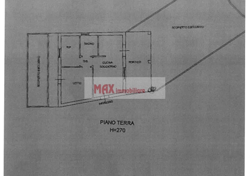 Mombaroccio, zona Beato Sante - Appartamento in Affitto | Min. Planimetria 1